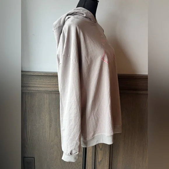 Women's Gray God Is Greater Hoodie 3X - Picture 5 of 6